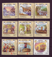 Amérique - Grenadines Et St Vincent - 9 Timbres Différents - 7245 - St.-Vincent En De Grenadines