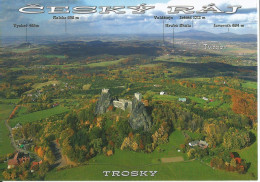 Card Czech Republic Trosky Castle - Kastelen