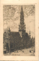 Belgium Postcard Bruxelles City Hall - Andere & Zonder Classificatie