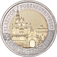 Monnaie, Pologne, 5 Zlotych, 2022, The Former Benedictine Monastery On Święty - Polonia