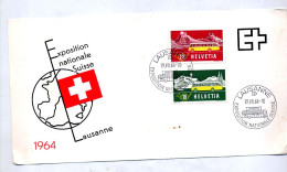 Carte Cachet Lausanne Expo Nationale - Marcofilia