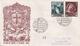 MATASELLOS 1962  SANTA CRUZ DE TENERIFE - Lettres & Documents