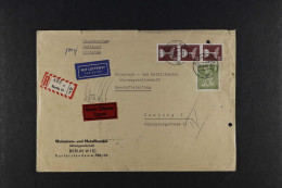 Berlin, 1957, 153 + 147(3), Brief - Altri & Non Classificati