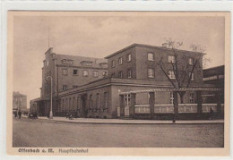 39089607 - Offenbach.  Ein Blick Auf Den Hauptbahnhof Gelaufen, 1930. Gute Erhaltung. - Offenbach