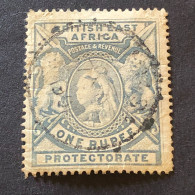 BRITISH EAST AFRICA   SG 92  1 Rupee Grey Blue  FU  CV £35 - Britisch-Ostafrika