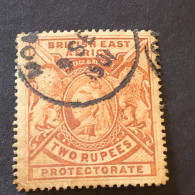 BRITISH EAST AFRICA   SG 93  2 Rupees Orange  FU  CV £160 - África Oriental Británica