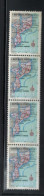 Portugal Mozambique Is 1954 "Map $10" Condition Mint Strip Of 4 - Mosambik