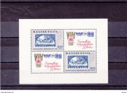 HONGRIE 1965 WIPA Timbres Su Timbres Yvert BF 53, Michel Block 47 NEUF** MNH Cote Yv 10 Euros - Blocs-feuillets