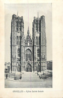 Belgium Postcard Bruxelles Church St. Gudule - Sonstige & Ohne Zuordnung