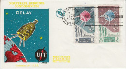 Nouvelles Hebrides UIT/UTI 2v FDC 1965 (OO152) - Océanie