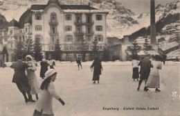 MIKIBP10-016- SUISSE ENGELBERG EISFELD HOTELS CATTANI PATINAGE SUR GLACE - Engelberg