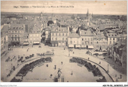 AGCP6-56-0467 - VANNES - Vue Generale - La Place De L'hotel De Ville - Vannes