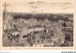 AGCP5-56-0449 - VANNES - Vue Prise De L'hotel De Ville Vers La Garenne Et Les Remparts - Vannes