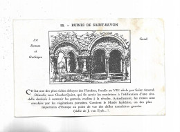 BELGIQUE - RUINES De SAINT-BAVON - Gand - Art Roman Et Gothique - Voir Le Texte Au Recto - Gent