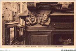 AGCP5-56-0412 - VANNES - Vannes Et Sa Femme - Maison Ayant Appartenu A Gilles De Bretagne - Vannes