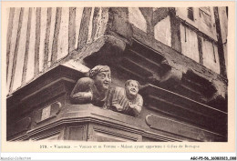 AGCP5-56-0409 - VANNES - Vannes Et Sa Femme - Maison Ayant Appartenu A Gilles De Bretagne - Vannes