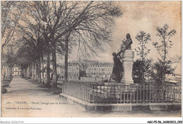 AGCP5-56-0391 - VANNES - Statue Lesage Sur La Rabine - Vannes