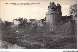 AGCP4-56-0347 - VANNES - La Tour Du Connetable Vue Du Cote Est - Vieilles Maisons Des Fortifications - Vannes