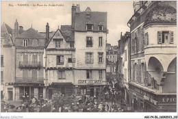 AGCP4-56-0324 - VANNES - La Place Du Poids Public - Vannes