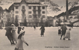 MIKIBP10-017- SUISSE ENGELBERG EISFELD HOTELS CATTANI PATINAGE SUR GLACE - Engelberg