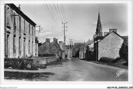 AGCP4-56-0288 - SAINT-Grave - Mairie - Ecoles - Vue Du Bourg - Altri & Non Classificati