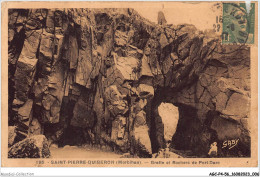 AGCP4-56-0272 - ST-PIERRE-QUIBERON - Grotte Et Rochers De Port-Darc - Quiberon