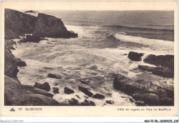 AGCP2-56-0186 - QUIBERON - Effet De Vagues Au Trou Du Souffleur - Quiberon