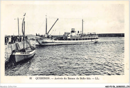 AGCP2-56-0178 - QUIBERON - Arrivee Du Bateaude Belle-Isle - Quiberon