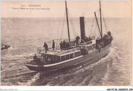 AGCP2-56-0166 - QUIBERON - Vapeur Union En Route Pour Belle-Isle - Quiberon