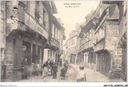 AGCP1-56-0080 - PONTIVY - La Rue Du Fil - Pontivy