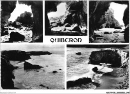 AGCP9-56-0729 - Presqu'ile De QUIBERON - Les Grottes Et La Cote Sauvage Entre Port-blanc Et Port-pigeon - Quiberon