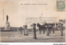 AGCP8-56-0691 - QUIBERON - Le Casino - La Statue De Hoche - Quiberon