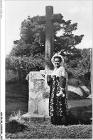 AGCP8-56-0643 - Costume Des Jeunes Filles De Saint-Gildas-de-RHUYS - Otros & Sin Clasificación