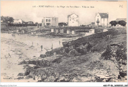 AGCP7-56-0619 - PORT- NAVALO - Plage Du Port-blanc - Ville En Bois - Autres & Non Classés