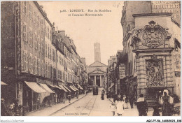 AGCP7-56-0593 - LORIENT - Rue Du Morbihan Et Fontaine Monumentale - Lorient