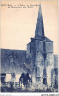 AGCP7-56-0575 - MUZILLAC - L'eglise De Bourg-Paul Et Monuments Aux Morts - Muzillac