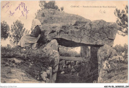 AGCP6-56-0532 - CARNAC - Entree Du Dolmen De Mane-Kerioned - Carnac