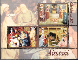 Aitutaki MNH Minisheet - Christmas