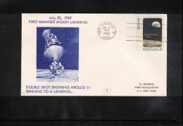 USA 1969 Space / Weltraum - Apollo XI Interesting Cover - Stati Uniti