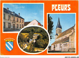 AGBP4-51-0280 - PLEURS - La Mairie Et Le Cheval Gris, Le Cgateau, L'eglise Saint-lartin  - Otros & Sin Clasificación