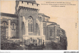 AGBP3-51-0211 - SAINT-JOUIN-DE-MARNE - Coté Sud De L'eglise Abbatiaie Et Fornication De XVIe Siècle  - Otros & Sin Clasificación