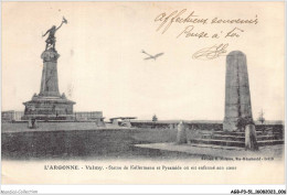 AGBP3-51-0182 - VALMY - Statue De Kellermann Et Pyramide Ou Est Enfermé Son Coeur  - Otros & Sin Clasificación