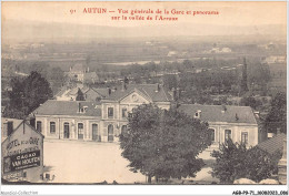 AGBP9-71-0866 - AUTUN - Vu Générale De La Gare Et Panorama Sur La Vallée De L'arroux  - Autun