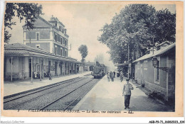 AGBP9-71-0876 - VILLEFRANCHE-SUR-SAONE - La Gare, Vue Intérieure TRAIN LOCOMOTIVE - Villefranche-sur-Saone