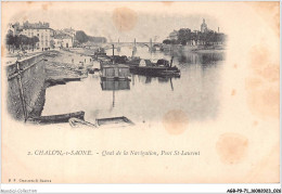 AGBP9-71-0836 - CHALON-SUR-SAONE - Quai De La Navigation, Pont St-Laurent  - Chalon Sur Saone