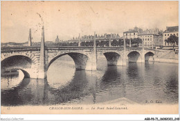 AGBP8-71-0821 - CHALON-SUR-SAONE - Le Pont St-Laurent  - Chalon Sur Saone