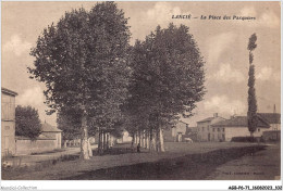 AGBP6-71-0401 - LANCIE - La Place Des Pasquiers - Sonstige & Ohne Zuordnung