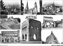 AGBP11-71-1095 - AUTUN - Vue Générale, La Cathédrale Panorama, Théatre Romain  - Autun