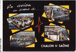 AGBP10-71-1025 - CHALON-SUR-SAONE - En Avion Au Dessus De  - Chalon Sur Saone