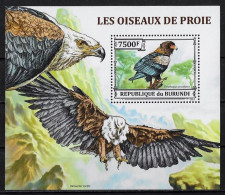 BURUNDI - OISEAUX - RAPACES - BF 381 - NEUF** MNH - Eagles & Birds Of Prey